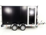 Vezeko Koffer-Absenkanhänger 157x344cm Höhe:190cm 2,7t|Tür|schwarz-Neu – Image 4