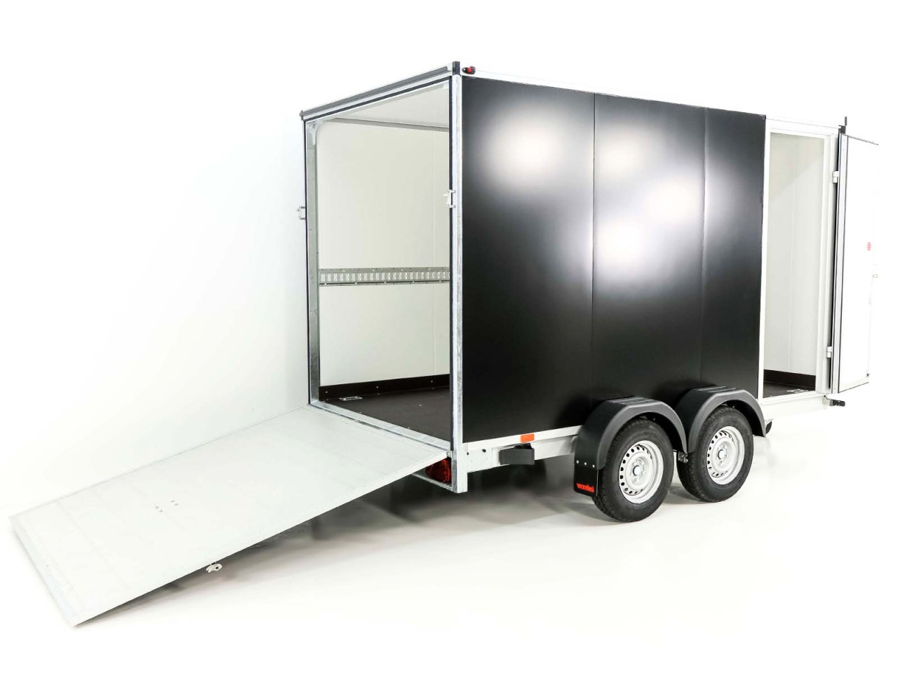 2986_01_1280x1280.jpg Vezeko Kofferanhänger 184x355cm Höhe:205cm 2,7t|Tür|Rampe|schwarz-Neu – Image 1