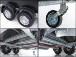 Vezeko Kofferanhänger 184x355cm Höhe:205cm 2,7t|Tür|Rampe|schwarz-Neu – Image 16
