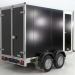 Vezeko Kofferanhänger 152x305cm Höhe:193cm 2,7t|Tür|schwarz-Neu