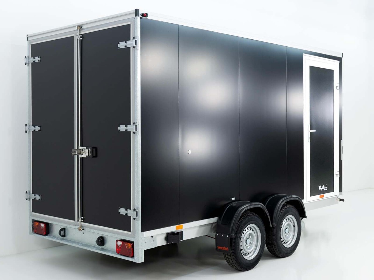 3002_01koxUHWzsyz2y7_1280x1280.jpg Vezeko Kofferanhänger 184x405cm Höhe:205cm 2,7t|Tür|schwarz-Neu – Image 1