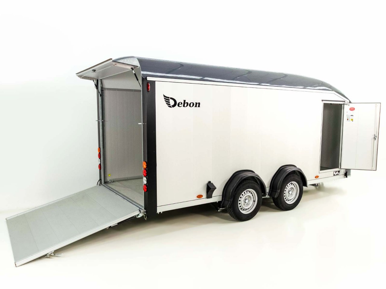 3020_01_1280x1280.jpg Debon Kofferanhänger Roadster Alu C900 202x495x200cm 3,5t grau-Neu – Image 1