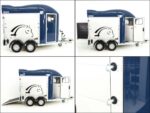 Cheval Liberte Pferdeanhänger GOLD Origins|Sattelkammer|blau-Neu – Image 8