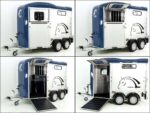 Cheval Liberte Pferdeanhänger Touring Country| Pullman-Fahrwerk| Frontausstieg| blau-Neu – Image 8
