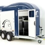 Cheval Liberte Pferdeanhänger GOLD Origins|blau-Neu