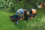 stihl rasentraktor rt 5097 winterpaket mit schneeschild und schneeketten modell 2025 neu – Image 2