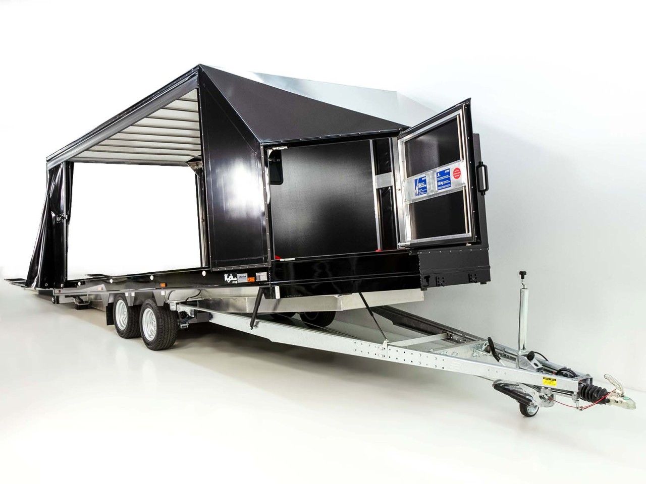 82.jpg Moetefindt Autotransportanhänger Plane FTP235 235×550 3,5t H:180cm|Rückfahrlicht|Rückfahrkamera|-Neu – Image 1