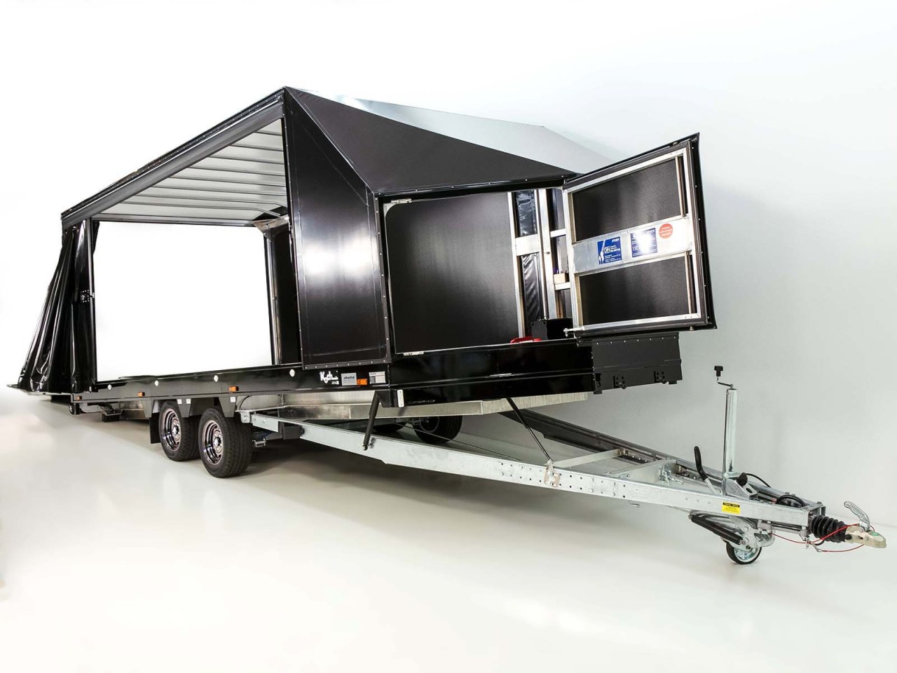 83.jpg Moetefindt Autotransportanhänger Plane FTP235 235x550cm 3,5t Höhe:180cm|schwarze Felgen-Neu – Image 1