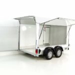 Debon Kofferanhänger C500 Sandwich 164x300cm H:200cm 2,0t|Alu|Polybug|Tür|weiß-Neu