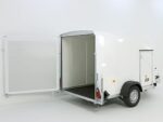 Debon Kofferanhänger Cargo 1300 Vollpoly 150x290cm H:160cm|Tür|weiß-Neu