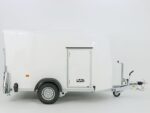 Debon Kofferanhänger Cargo 1300 Vollpoly 150x290cm H:160cm|Tür|weiß-Neu – Image 7