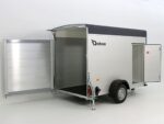 Debon Kofferanhänger C300 148x295cm H:190cm 1,3t Alu, Polybug|Tür|grau-Neu – Image 4