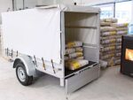 Koch Anhänger mit Plane 125x250cm 750kg|Typ U4|Hochplane 150 cm Hobby|Angebot-Neu – Image 2